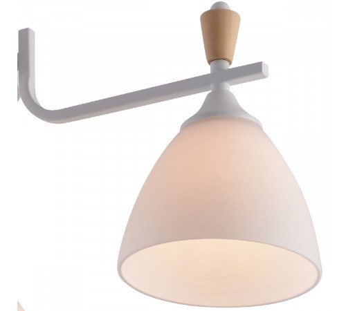 Люстра на штанге Reluce 01622-0.3-03 WH+WOOD