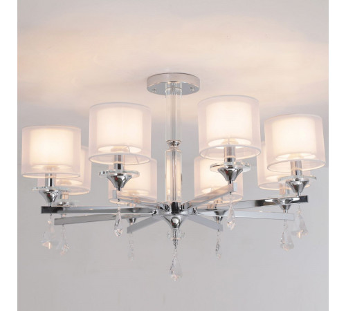 Люстра на штанге Illumico IL1354-8CPA-29 CR Romei