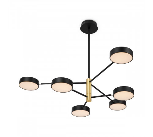 Люстра на штанге Freya Tibo FR6048CL-L6GR