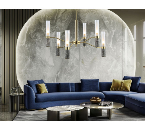 Люстра на штанге Ambrella Light High Light Ceramo Modern LH53353