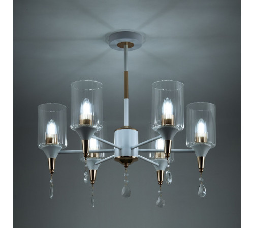 Люстра на штанге Freya Refraction FR5650PL-06WBS