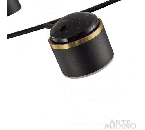 Люстра на штанге Arte Milano Ferrara 276240/6+1 BK/GD