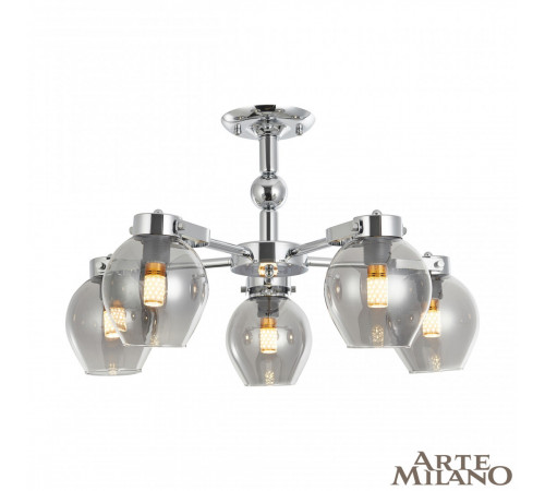 Люстра на штанге Arte Milano Neapolis 273307/5 Ni