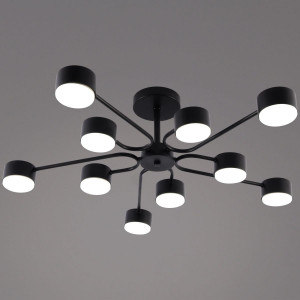 Люстра на штанге Reluce 03708-0.3-10 BK GX53