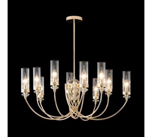 Люстра на штанге Crystal Lux SECRET SP10 GOLD