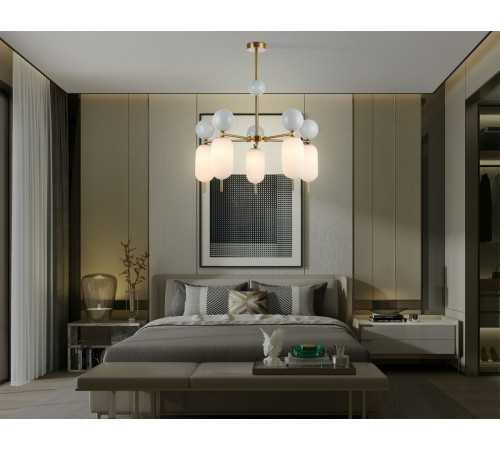 Люстра на штанге Ambrella Light High Light Ceramo Modern LH53104