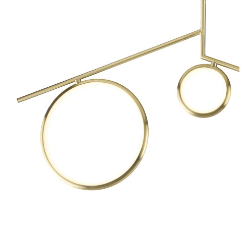 Подвесная светодиодная люстра Mantra Olimpia Oro 6580