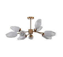 Люстра на штанге Indigo Boccio 13003/9C Brass V000004