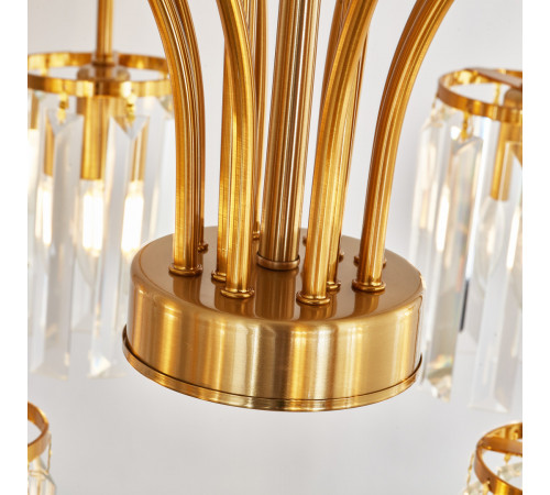 Люстра на штанге Arte Milano AM 2328B.D800.H700.E14.12 G