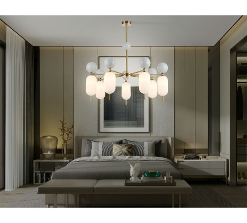 Люстра на штанге Ambrella Light High Light Ceramo Modern LH53106