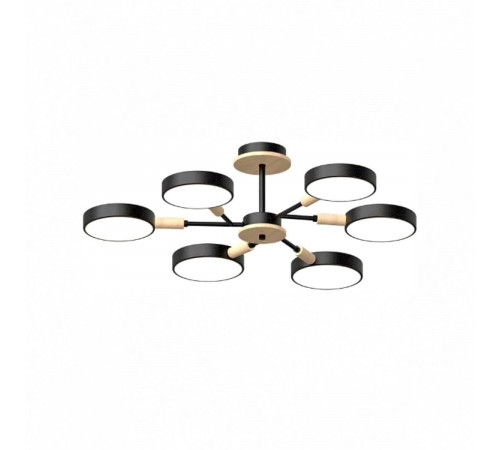 Люстра на штанге LED4U L3218-740 BK Люстра на штанге LED4U L3218-740 BK