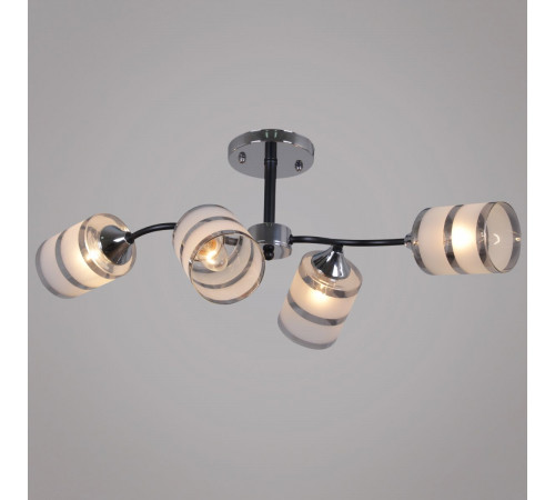 Люстра на штанге Reluce 45360-0.3-04 BK+CR