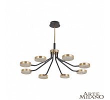 Люстра на штанге Arte Milano Ferrara 276079/8 BK/GD