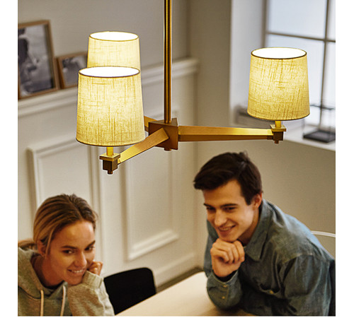 Люстра на штанге ImperiumLoft Stavra Jorgenson Beige/Light Wood 203577-26 Люстра на штанге ImperiumLoft Stavra Jorgenson Beige/Light Wood 203577-26