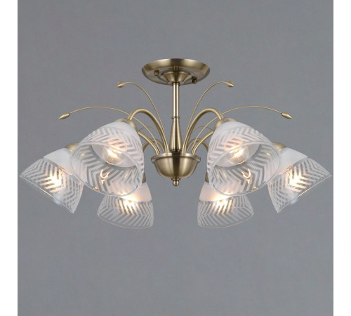 Люстра на штанге Illumico IL0594-6CSQ-25 AB AREZZO Люстра на штанге Illumico IL0594-6CSQ-25 AB AREZZO