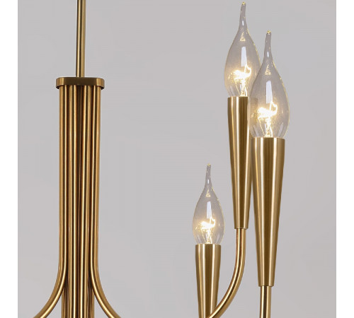 Люстра на штанге Illumico IL0441-9P-79 BRASS VASE