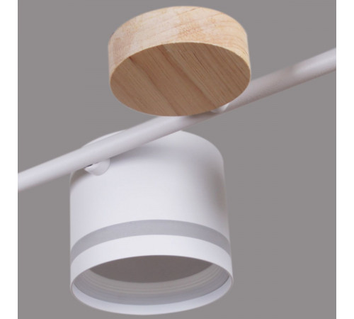 Люстра на штанге Reluce 68730-0.3-06 GX53 WH+WOOD