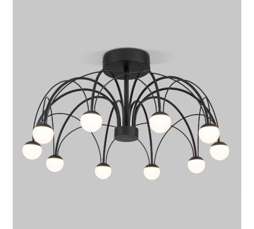 Люстра на штанге Eurosvet Ragno 90035/10 LED черный a069307