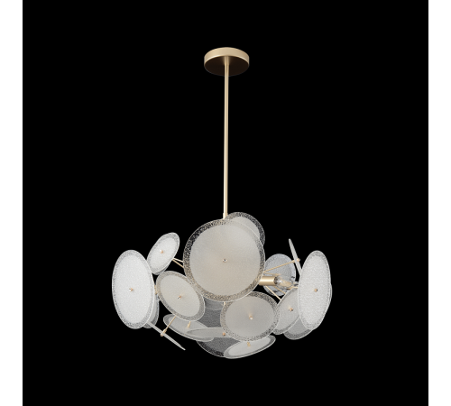 Люстра на штанге Crystal Lux DANDELION SP6 GOLD