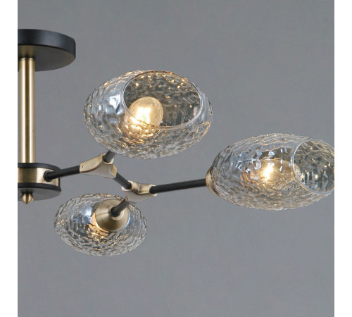 Люстра на штанге Illumico IL0272-6CSQ-25 BK AB TRENTO Люстра на штанге Illumico IL0272-6CSQ-25 BK AB TRENTO