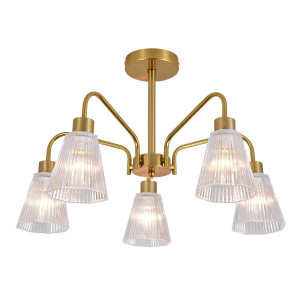 Люстра на штанге Escada Berzelia 150001/5R Copper ES0000028