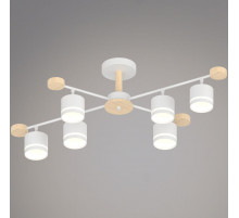 Люстра на штанге Reluce 78730-0.3-06 GX53 WH+WOOD