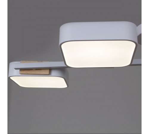 Люстра на штанге Reluce 03361-0.3-04 WH+WOOD Люстра на штанге Reluce 03361-0.3-04 WH+WOOD