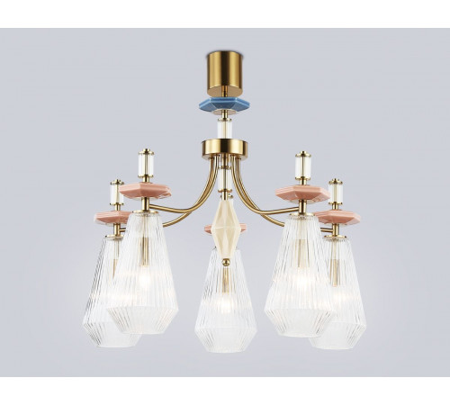 Люстра на штанге Ambrella Light High Light Ceramo Modern LH53183