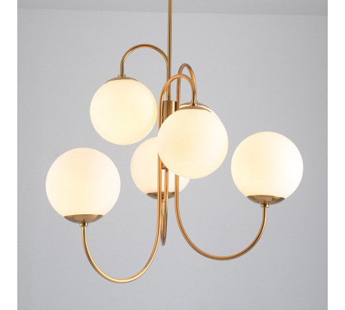 Люстра на штанге ImperiumLoft Gooseneck Pelle 123402-22