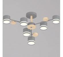 Люстра на штанге Reluce 68730-0.3-06 GX53 GREY+WOOD