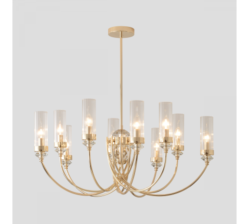 Люстра на штанге Crystal Lux SECRET SP10 GOLD
