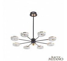 Люстра на штанге Arte Milano Ferrara 277499/8 BK/GD
