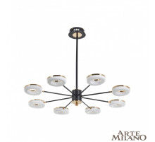 Люстра на штанге Arte Milano Ferrara 277499/8 BK/GD