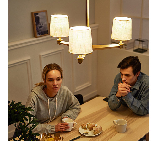 Люстра на штанге ImperiumLoft Stavra Jorgenson White/Light Wood 203578-26 Люстра на штанге ImperiumLoft Stavra Jorgenson White/Light Wood 203578-26