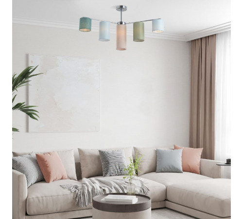 Люстра на штанге Eurosvet Pastel 60151/7 хром a064984