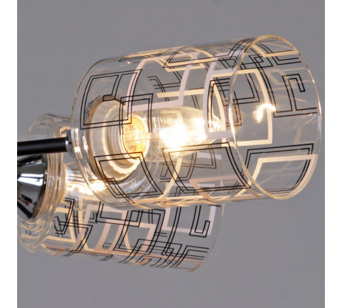 Люстра на штанге Reluce 26260-0.3-04 CR+BK