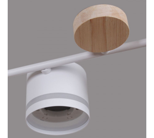 Люстра на штанге Reluce 68730-0.3-10 GX53 WH+WOOD