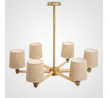 Люстра на штанге ImperiumLoft Stavra Jorgenson Beige/Light Wood 203573-26