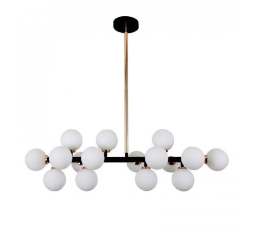 Подвесная люстра Lumina Deco Marsiada LDP 6033-16 BK+GD Подвесная люстра Lumina Deco Marsiada LDP 6033-16 BK+GD