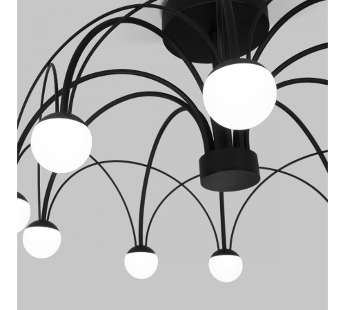 Люстра на штанге Eurosvet Ragno 90035/10 LED черный a069307