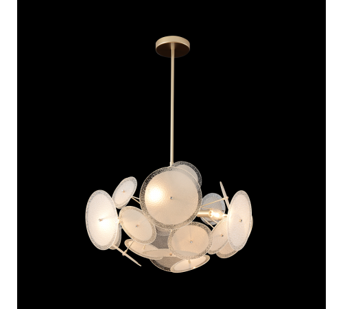 Люстра на штанге Crystal Lux DANDELION SP6 GOLD