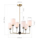 Люстра на штанге ST Luce Веритас SL1404.303.06