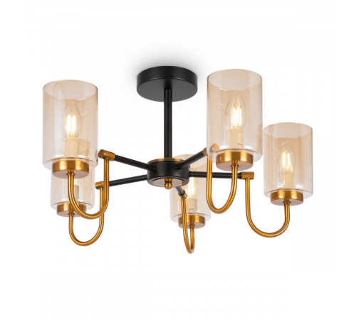 Люстра на штанге Freya Jewel FR5321CL-05BZ Люстра на штанге Freya Jewel FR5321CL-05BZ