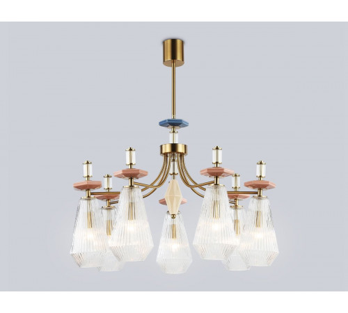 Люстра на штанге Ambrella Light High Light Ceramo Modern LH53184