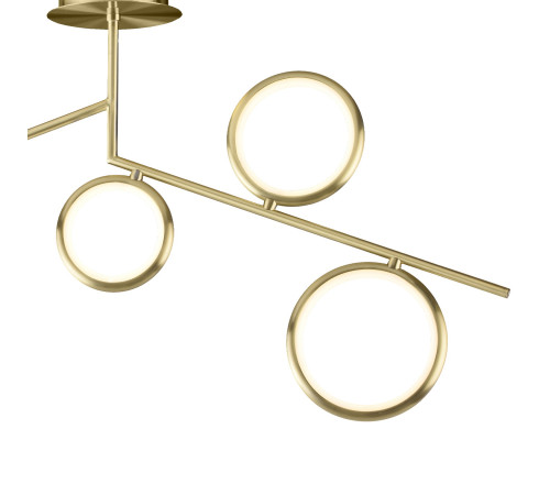 Подвесная светодиодная люстра Mantra Olimpia Oro 6580