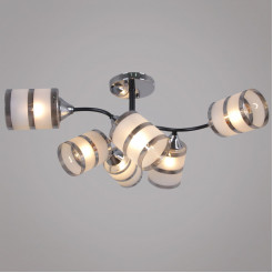 Люстра на штанге Reluce 45360-0.3-06 BK+CR