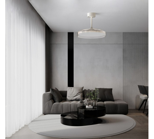 Люстра-вентилятор Mantra Glass Fan 9525