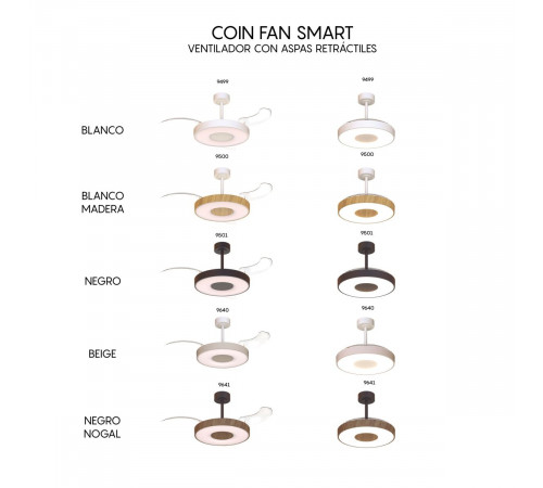 Люстра-вентилятор Mantra Coin Fan 9499