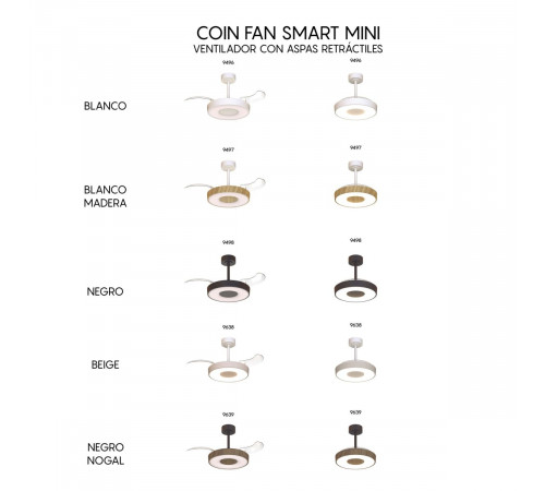 Люстра-вентилятор Mantra Coin Fan 9639