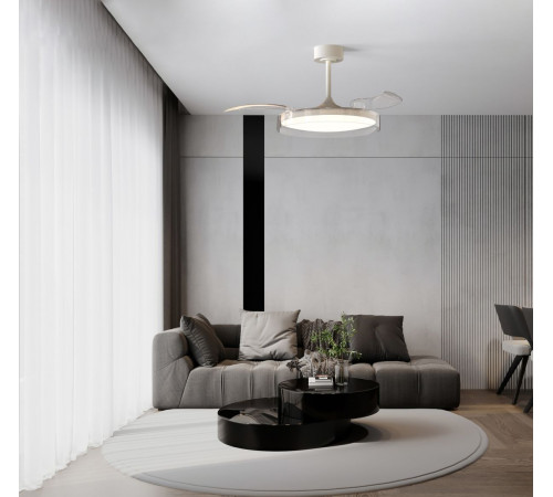 Люстра-вентилятор Mantra Glass Fan 9525